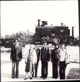 HST P2/674 Poză locomotiva cu aburi nr 1 Rom&acirc;nia comunistă