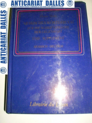 Dictionar arab -german Hans Wehr foto