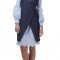 Rochie sarafan petrecuta din denim
