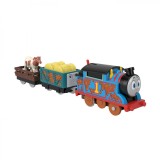 Jucarie - Thomas Locomotiva Motorizata Thomas cu 2 Vagoane | Fisher-Price