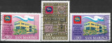 B0590 - San Marino 1971 - Filatelie 3v.stampilat,serie completa