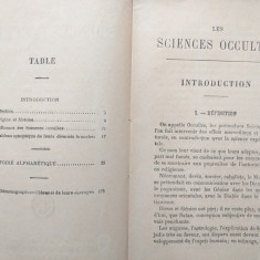 LES SCIENCES OCCULTES,magie,l'alchimie,cabale,l'astrologie-Etienne Ducret,1910