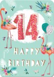 Felicitare - Age 14 - Girl | Ling Design