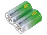 Baterie alcalină C 1,5V nere&icirc;ncărcabilă 2buc &Oslash;26x50mm, GP