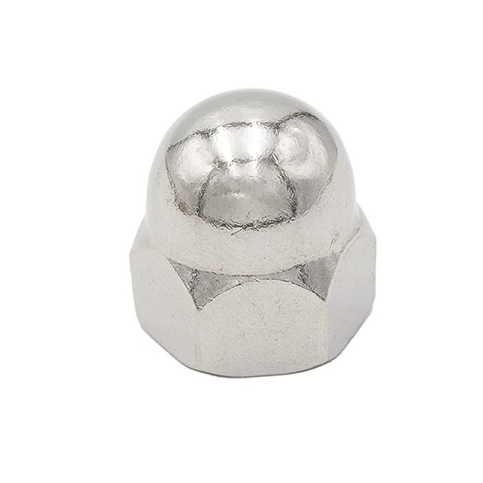 Set 200 Piulita hexagonala cu cap infundat DIN 1587 otel inoxidabil A2 (304) M8