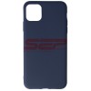 Husa iPhone 11 Pro Max Navy, TPU Matte, Protectie Premium, Antiderapanta