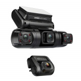 Camera auto de bord 2K HAWIRE D80 cu filmare usi laterale, 4 Lentile, Unghi inregistrare 170&deg;, IPS Display 3&quot;, Night Vision, WIFI, GPS, Inregistrare 4