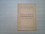 CULTURA ROMINEASCA - Pompiliu I. Andronescu Caraioan (autograf) - 1935, 14 p.