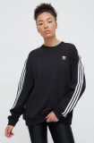 Adidas Originals bluză femei, culoarea negru, cu imprimeu IU2423