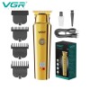 Masina de tuns profesionala VGR V-947, acumulator, trimmer, lame otel inoxidabil, 3 piepteni (1.5/3/4.5mm), display LCD