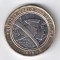 ANGLIA 2 TWO POUNDS LIRE 2016 PRIMUL RAZBOI MONDIAL STARE AUNC