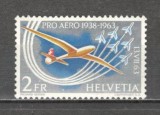 Elvetia.1963 Posta aeriana-Pro Aero SH.48, Nestampilat