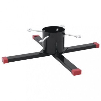 Suport brad de Craciun, negru, 61x61x15,5 cm foto