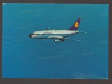 CPIB 25182 CARTE POSTALA - LUFTHANSA, BOEING 737 CITY JET, CIRCULATA, 1968, STAMPILE, TIMBRU