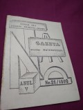 Cumpara ieftin REVISTA MATEMATICA SCOALA NR 1 GRINTIES NEAMT NR 21 /1989