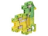 Conector de Șine 4 Borne Galben-Verde 0.14-4mm&sup2;