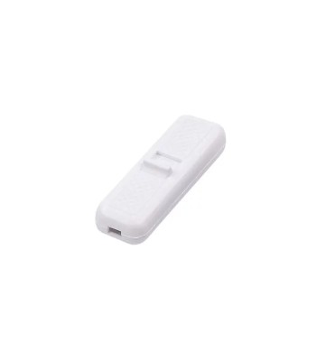 Intrerupator pe fir ON-OFF 2A 250V alb cu retinere foto