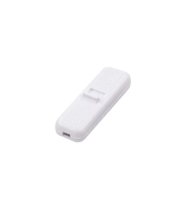 Intrerupator pe fir ON-OFF 2A 250V alb cu retinere