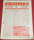 Program meci fotbal DINAMO Bucuresti - STEAUA Bucuresti (13.05.1987)