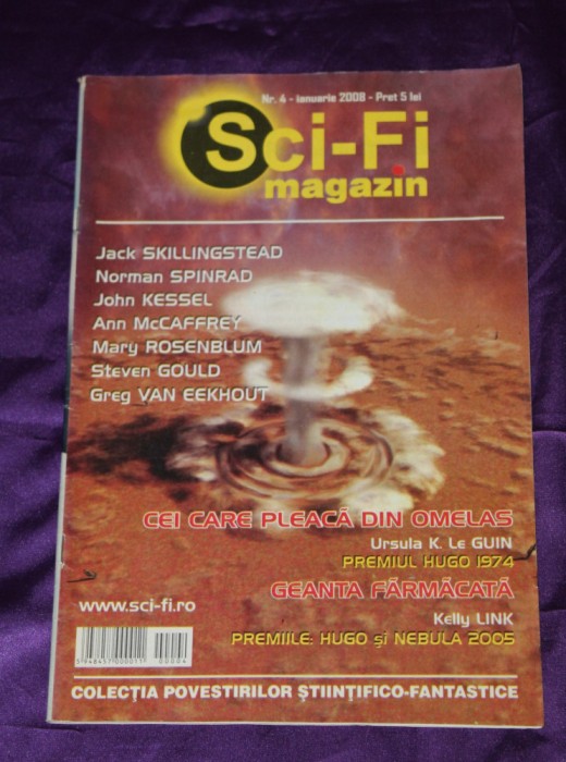 revista SCi FI MAgazin nr 4 2008 Colectia povestirilor stiintifico-fantastice