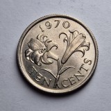 10 Cents 1970 - Bermude - Regina Elizabeth II