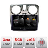 Navigatie Dacia Dokker cu Android 12, 2K QLED, 8GB RAM, 128GB