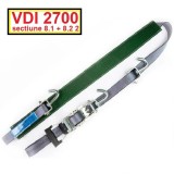 Chinga auto 2.8m - carlige rotative - (banda 3.5 cm) VDI 2700 PREMIUM