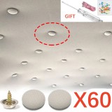 Kit 60 Capse Reparatie Plafon Auto Gri Audi Opel BMW VW Fixare Tapiterie Interior