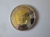 Panama 1 Balboa 2019 UNC moneda aniversara cu logo-ul colorat:Ziua Mondiala a Tineretului in Panama,diametrul=26,50 mm, America Centrala si de Sud, Cupru-Nichel