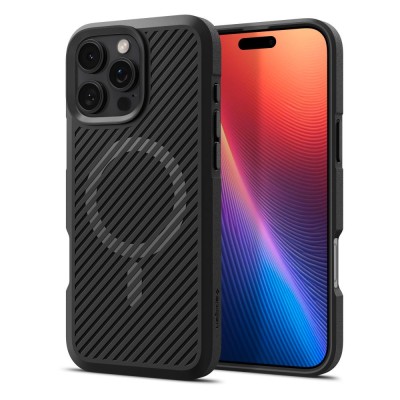Husa iPhone 16 Pro Max Spigen Core Armor MagSafe, negru foto