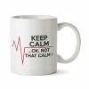 Cana alba personalizata Keep Calm, INOVATIX&reg;. 330ml, Oem