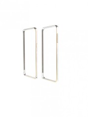 Husa Telefon Bumper Metalic Samsung Galaxy A5 2015 a500 Silver&amp;Gold Fashion Case