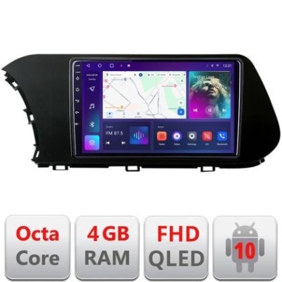 Navigatie HHyundai I20 2020- B-i20 Android Ecran QLED octa core 4+64 carplay android auto KIT-i20+EDT-E310V3 CarStore Technology foto
