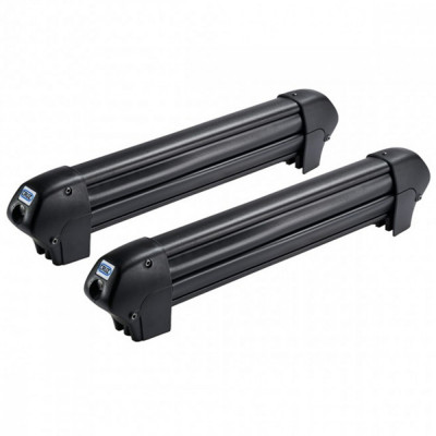 Suport 4 perechi schiuri cu prindere pe bare transversale - Cruz Ski Rack Dark 4 foto