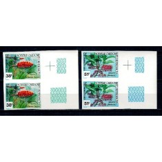 New Caledonia 1981 - Flori, flora, serie perechi ndt neuzate