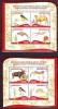 MONGOLIA 2022 FAUNA RED BOOK PASARI PESTI CAMILE, Nestampilat