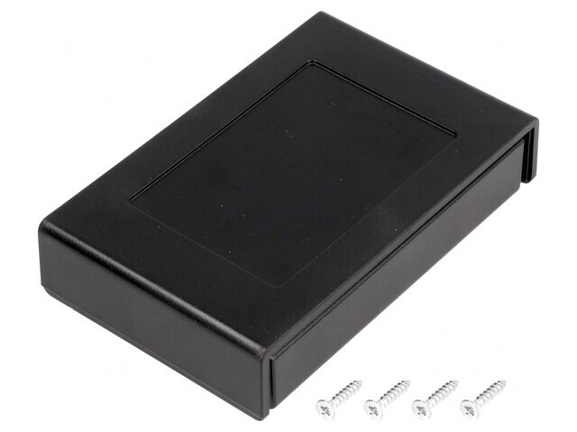 Carcasă universală ABS neagră 69x108x24mm