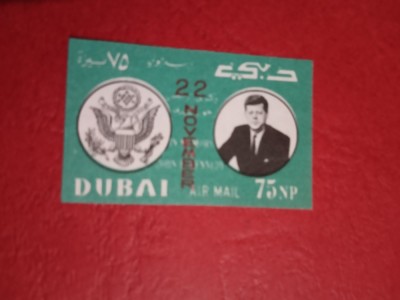 DUBAI 1964, KENNEDY SUPRATIP. - MNH IMPERF. foto