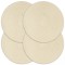 vidaXL Naproane, 4 buc., natural, 38 cm, bumbac, rotund