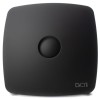 Ventilator de baie Rio 4C Matt Black Debit 100 m3/h, Diametru &Oslash;98, Clapeta antiretur, Matt Black