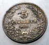 7.828 BULGARIA 5 STOTINKI 1912, Europa, Cupru-Nichel