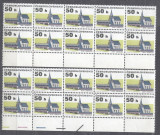 Czechoslovakia 1992 Definitives Castle x 20 in blocks MNH S.622, Nestampilat