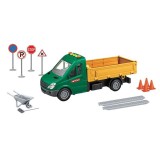 Camion cu sunet, lumini si accesorii de santier, ATU-088448, Plastic, Oem
