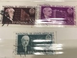 (F) Timbre Serii Romania Personalitati Medicina RPR