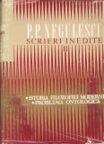 Scrieri Inedite Vol. 3, P.P. Negulescu - Istoria Filozofiei Moderne, Problema Ontologica, Editura Academiei Romane 1972, Hardcover