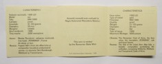 CERTIFICAT PT. MONEDA BNR DE AUR . 1000 LEI 1998 . Aniversarea Marii Uniri de la 1 Decembrie 1918 . #1039
