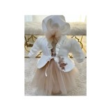 Rochita Pentru Botez, cu Bolero, Crem - DPH61