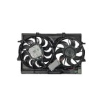Ventilator radiator GMV Audi A4 2008-2016, A5 2007-2016, Q5 2008-2017, 390 mm / 345 mm; 4+4 pini, motorizare 2.7 TDI; 3.0 TDI; 3.0 V6k TFSI; 4.2 V8