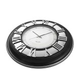 Ceas de perete ZX-6706 Silver 76 cm, cu cifre romane, Oem