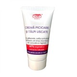 Crema Picioare Uscate CETA 50ml, 97% Naturala, Hidratanta, Reparatoare Talpi Crapate, Galbenele, Coada Soricelului, Produs in Romania